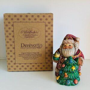 Derevo Collection G. DeBrekht Secret Surprise Santa Box Figurine Box
